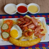 Salchipapas a lo Pobre